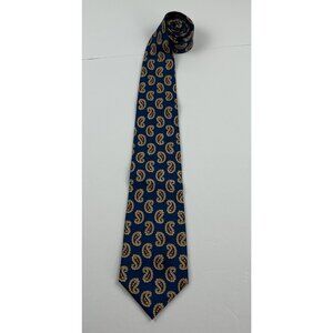 FENDI Men’s Designer Silk Paisley Print Neck Tie
